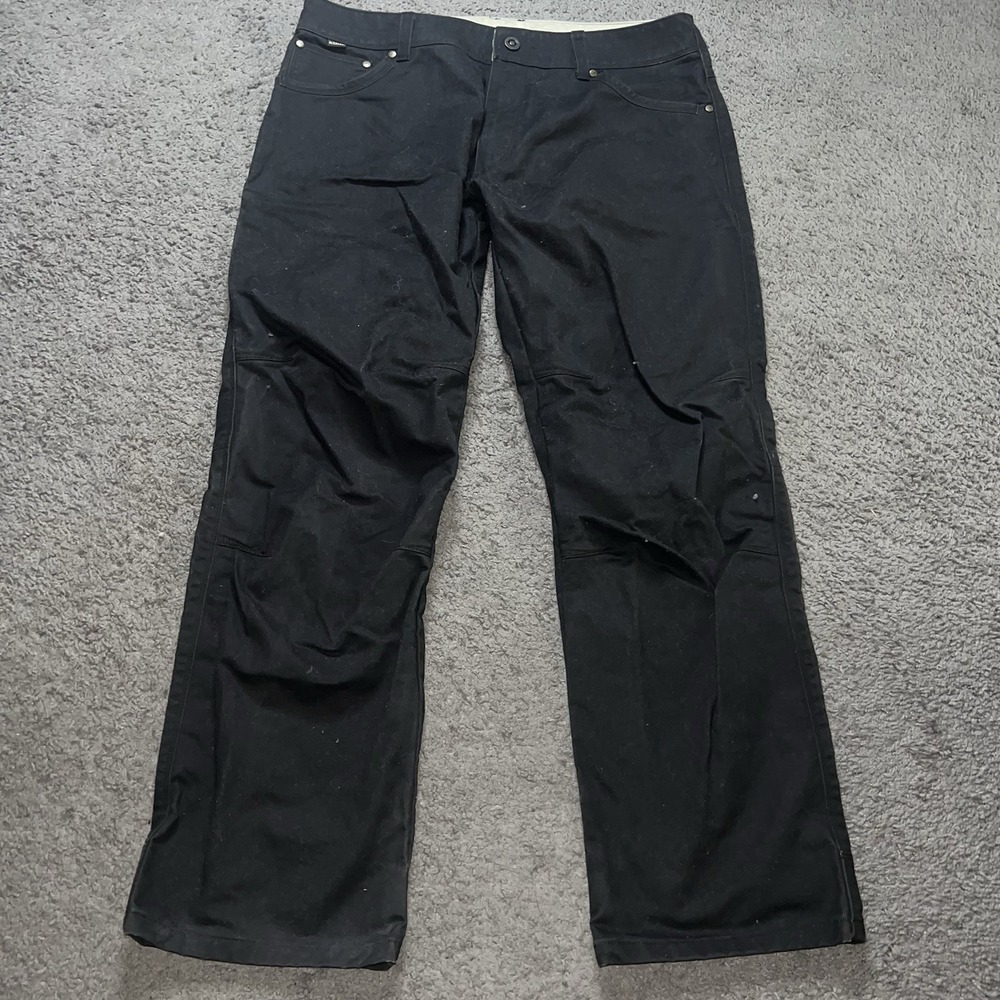 KUHL Rydr Pants Men's 36x30 Dark Vintage Patina Dye Euro Twill Gusseted Crotch